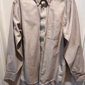 Arrow Men's Light Tan Button-Down Shirt